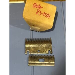 Oster Clipmaster 83AU 84AU Horse Clipper Blade Combo Set